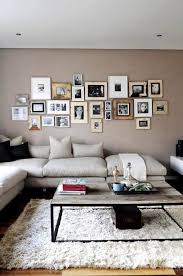 living room with corner sofa and photo
