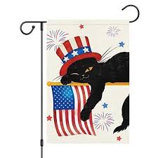 4th Of July Garden Flag 12x18 Double