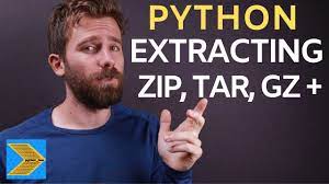 python extracting zip tar gz and