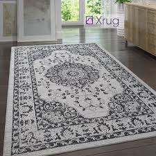 black and cream rug traditional woven