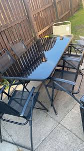 garden patio furniture 6 chair and