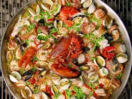 paella on the grill recipe bobby flay