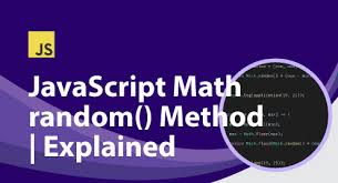 javascript math random method explained