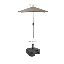 Grey Patio Umbrella