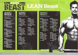 body beast workout schedule workout