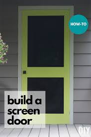 How To Build A Screen Door Diy Screen