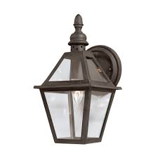 Outdoor Wall Light With Clear Glass In