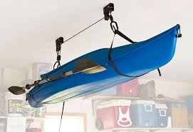 how to a kayak in a garage or outside