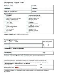 Employee Write Up Form Forms For Employees Nary On Template