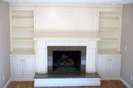Fireplace Surround With Shelving And