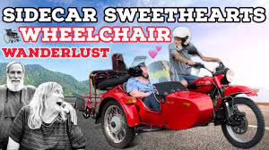 wheelchair sidecar rolling together