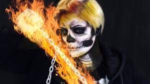 ghost rider makeup tutorial halloween