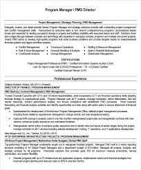 8 Project Manager Resumes Samples Examples Templates