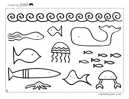 Coloring Book Made By Joel Underwater Creatures Coloring