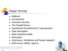 SCIENTIFIC ARTICLE WRITING Professor Charles O  Uwadia At the     Creating a literature review format