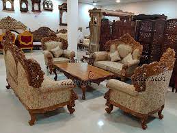 wooden modern sofa set hall at rs