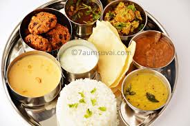 south indian vegetarian thali