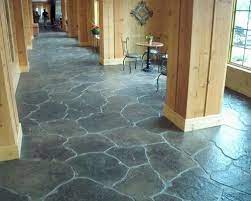 decorative sted concrete flooring at