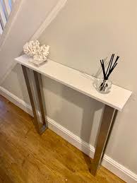 Console Table High Quality White Gloss