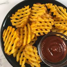 waffle fries in air fryer recipe with