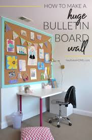 How To Make A Large Cork Board Wall