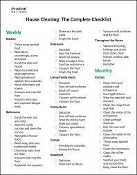House Cleaning Checklist Printable Pdf