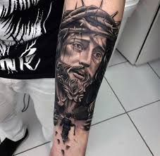 Check out tons of inspirational jesus tattoos and designs and discover the put a masculine mantra at your side with the top 60 best jesus arm tattoo designs for men. Jesus Tattoos On Forearm Tattoos Gallery