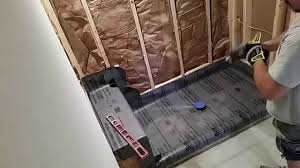 Then comes the cement board. Step 2 Shower Pan Install Youtube