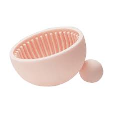 makeup brush cleaning dish silicone