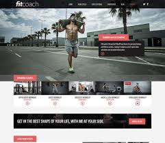 fitcoach modern free wordpress fitness theme
