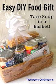 diy food gift idea taco soup in a basket