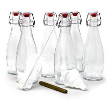 Nevlers 17 Oz Glass Bottles With Swing
