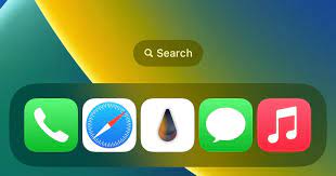 dock capacity to five app icons