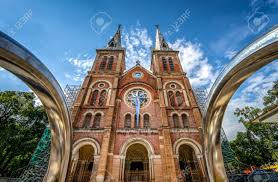 With its dreaming location in the very heart of saigon, among wide and beautiful parks that are covered by the shadows of big old trees. Saigon Notre Dame Cathedral Basilica In Ho Chi Minh City Vietnam Stock Photo Picture And Royalty Free Image Image 116340327