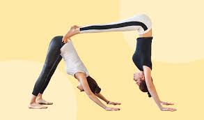 easy yoga poses for two people unimeal