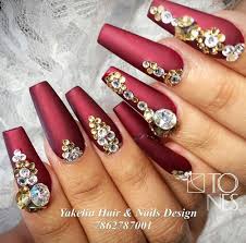 Amazing Nail Art Made Using Tones Products Red Acrylic