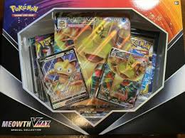 Meowth vmax special collection includes: Pokemon Meowth Vmax Special Collection Box International Version Pokemon Sealed Products Pokemon Tins Box Sets Collector S Cache