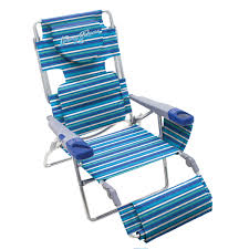 single striped beach chair
