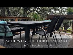 Outdoor Diy Patio Table On A Budget