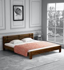 Trego Solid Wood Queen Size Bed In