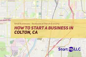 how to start a business in colton ca