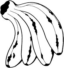 Baixe ou imprima páginas para colorir de banana a4 para seus filhos. Desenho De Bananas Maduras Para Colorir Tudodesenhos