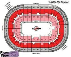 22 Unmistakable Red Wings Seating Chart With Rows