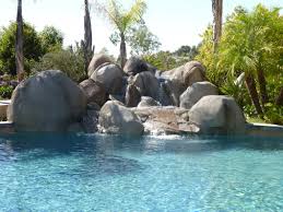 making fake rock waterfalls for pools