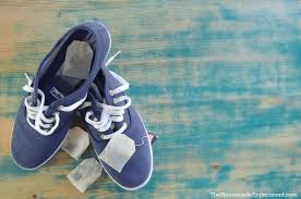 use tea bags in shoes to remove bad odors