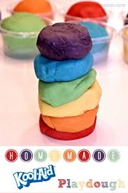 easy to make homemade kool aid playdough