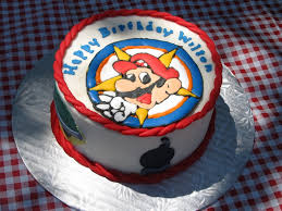 Peach's birthday cake is princess peach's board in mario party. Super Mario Birthday Cake Cakecentral Com