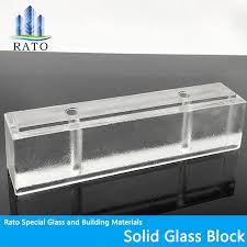 Fusing Crystal Glass Brick With Holes