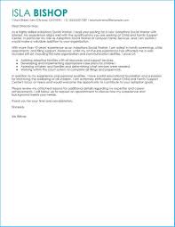 Social Work Cover Letter Examples 2700