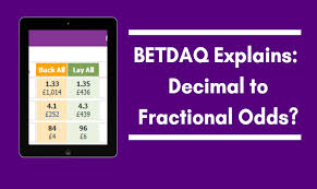 decimal betting odds conversion